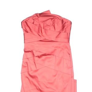 Size 0 Pink Phoebe Couture Floor-length Cocktail Dress